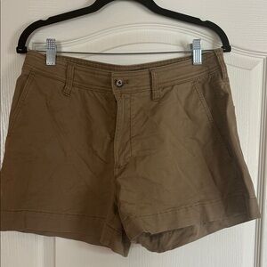 Banana Republic Brown Flat Front Shorts